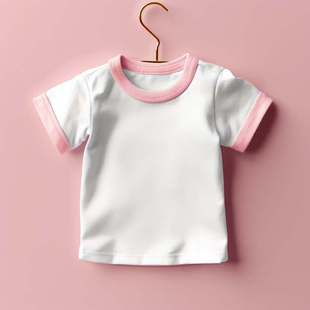 Photo children white clothes mockup