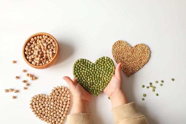 Foto regalo di attività per bambini per la festa della madre e la festa di san valentino