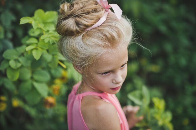 Childrens beautiful hair and makeup 6640