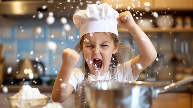 Photo childrens cooking catastrophes share the adorable yet often messy and incorrect attempts of children learning to cook emphasizing the fun and educational aspects of these experiences