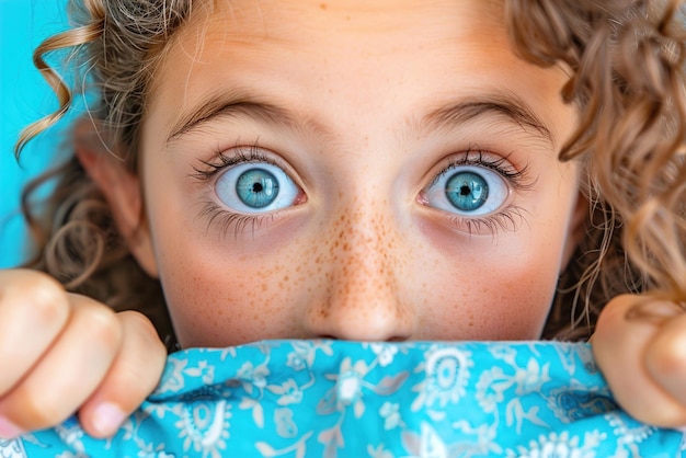 子供の目は敬畏で広がり 驚くべき光景に魅了され 口は喜びに満ちた驚きで開いた