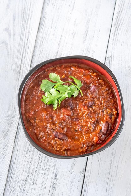 Foto chili con carne