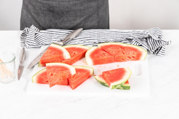 Photo chili lime watermelon pops