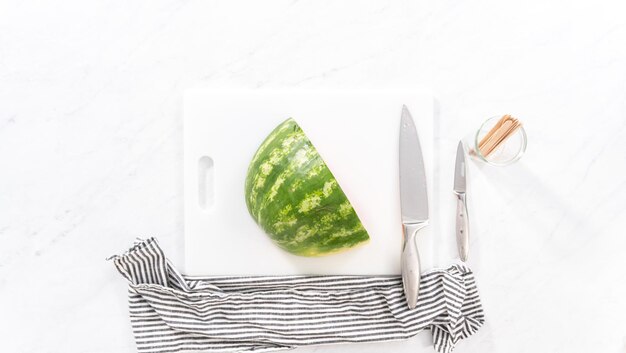 Chili lime watermelon pops