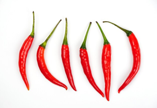 chili pepper isolated on a white background