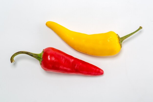 Chili pepper isolated on a white background