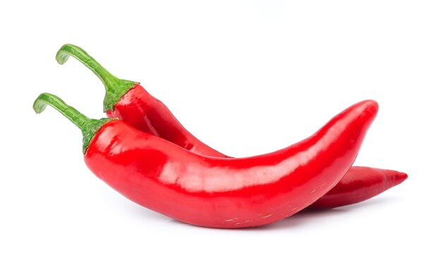 Photo chili pepper on white background