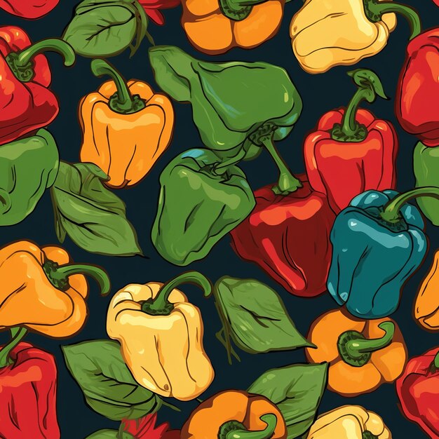 chili peppers illustration