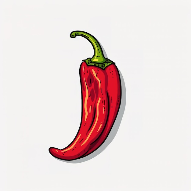 chili peppers illustration