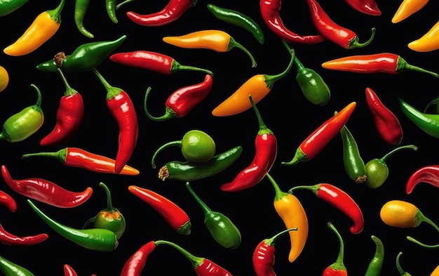 chili peppers illustration