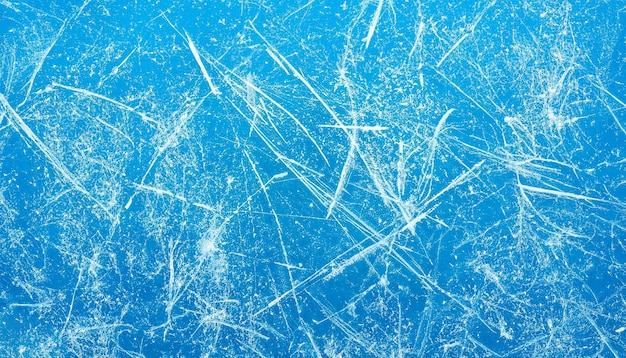 Chilled Elegance Blue Ice's Skate Etchings textuur Icy Tracks Blue Ice' s Skate littekens achtergrond