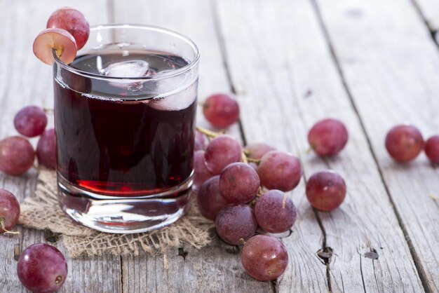 Chilled Red Grape Juice