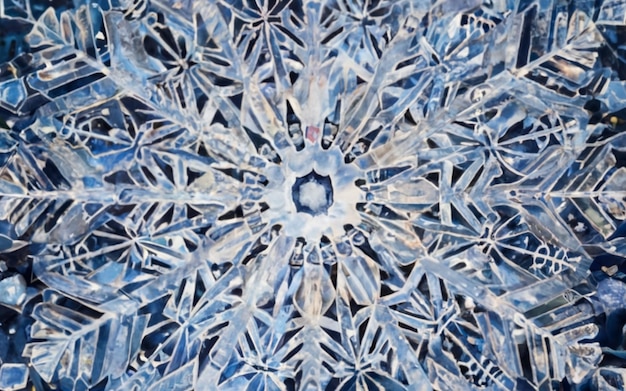 Chilled Snowflake Mosaic