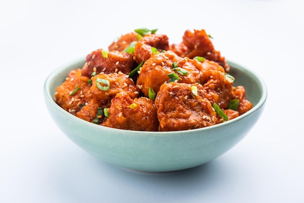 Chilli chicken dry is a popular Indo-Chinese dish of chicken of Hakka Chinese heritage