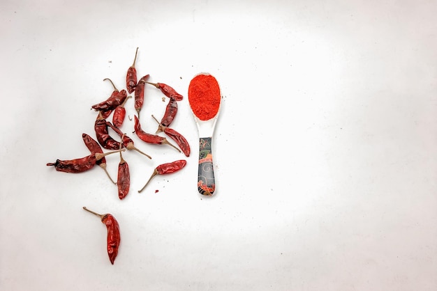 Chilli powder with red pepper