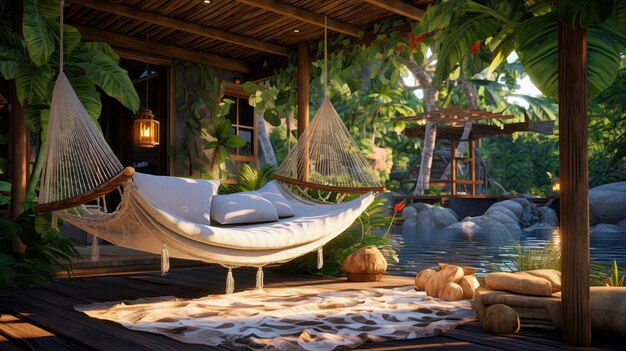 Chilling Out And Relaxing in an Exotic Location illustration 221