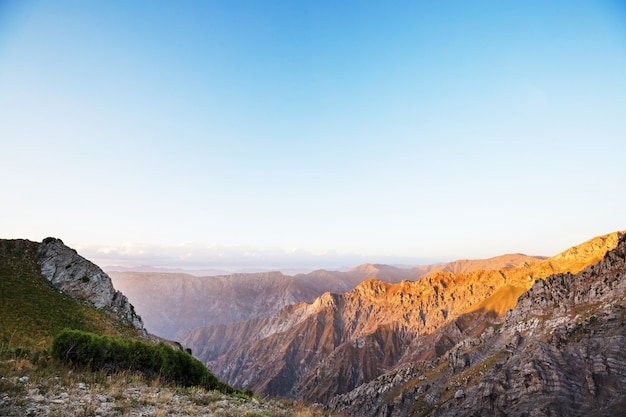 Chimgan mountains near Tashkent city, Uzbekistan