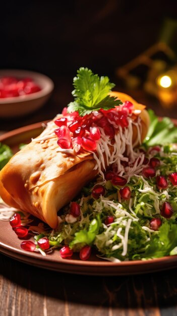 A chimichanga is a deepfried burrito