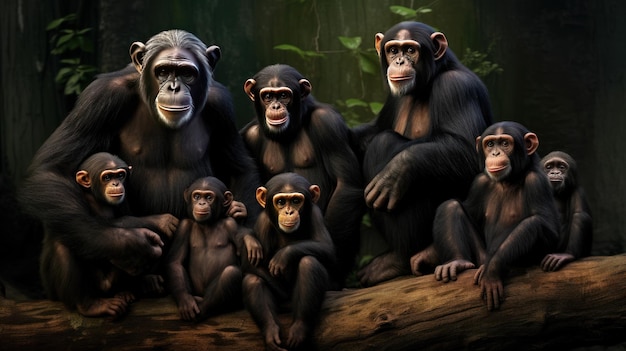 chimpansees