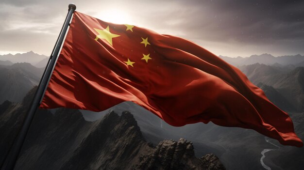 china chinese flag nation flag