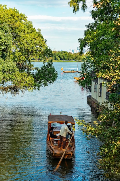 China Hangzhou West Lake Chinees tuinlandschap