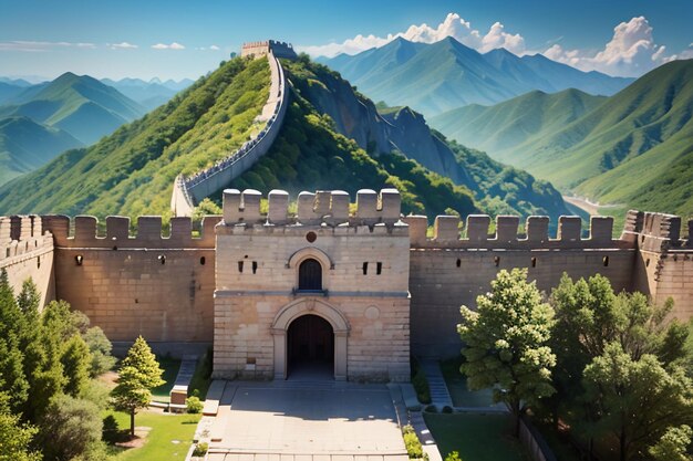 China landmark great wall world wonders famous attractions ancient wallpaper background