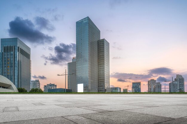 China Lianyungang coastline cityscape street view