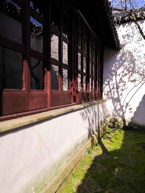 China old house windows