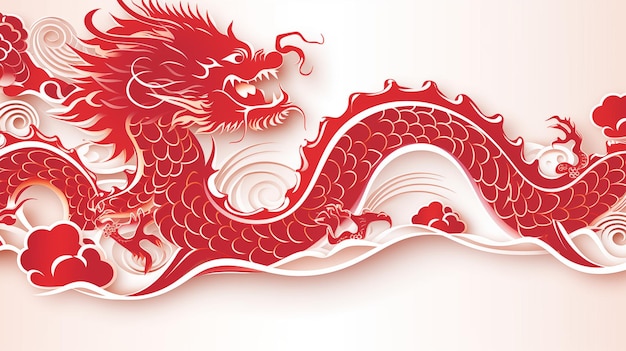 中国の赤いドラゴン