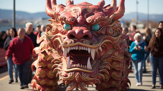 Празднование китайского фестиваля лодок-драконов