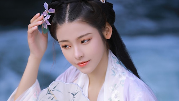 Photo china sexy beauty hanfu girls