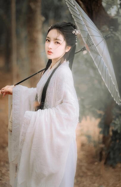 Photo china sexy beauty hanfu girls