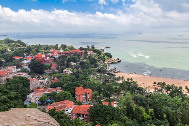 China Xiamen city architectural landscape