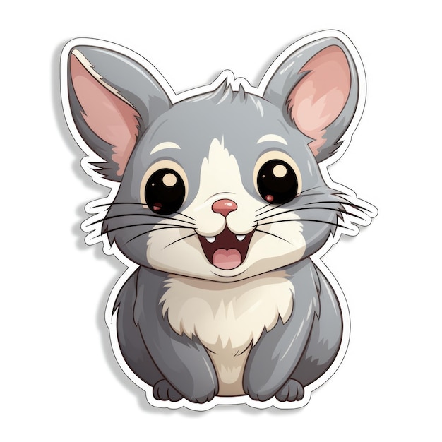 Chinchilla kit sticker Generatieve AI