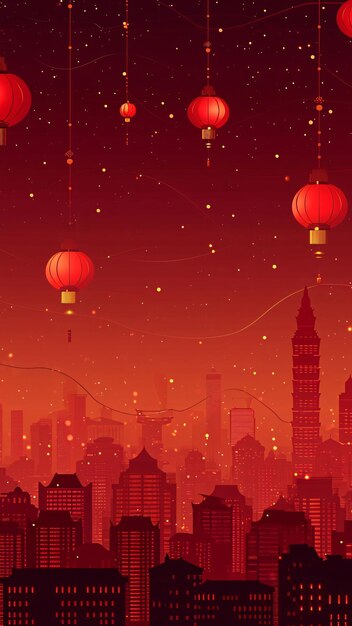 Chinees Nieuwjaar 2024 Achtergrond