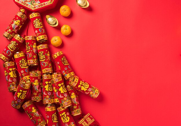 Chinees Nieuwjaar festival viering decoraties