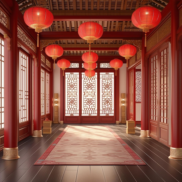 Foto chinees nieuwjaar huis interieur