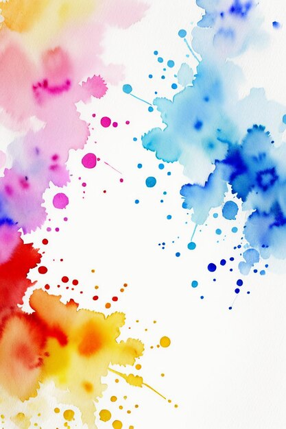 Foto chinese aquarel inkt stijl kleurrijke creatieve abstracte kunst wallpaper achtergrond splash inkt