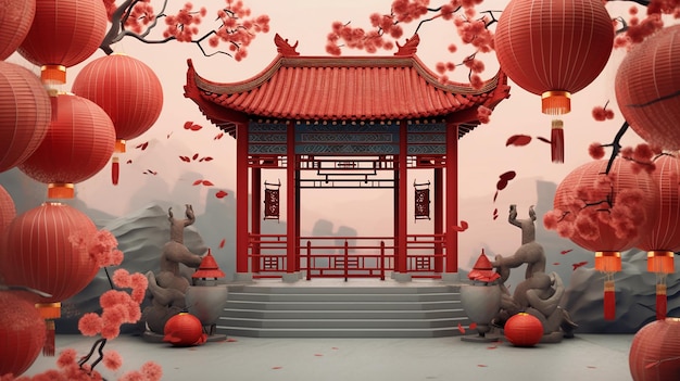 Chinese Background scene