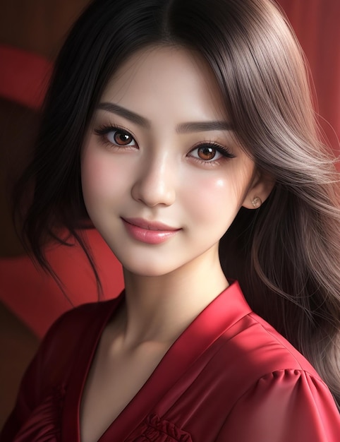 A Chinese beauty girl Photo Ai Generated