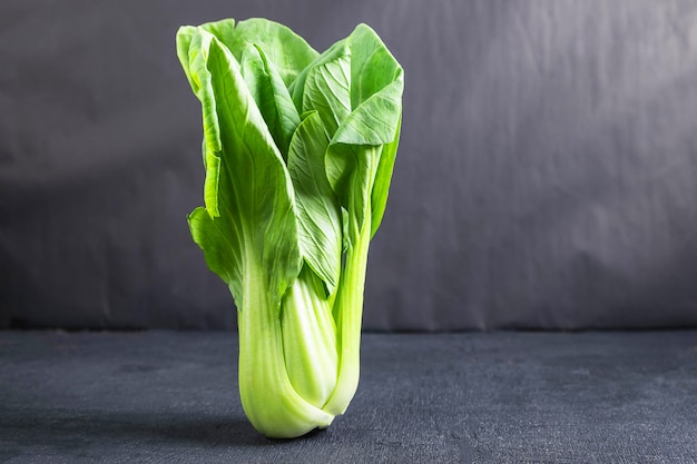 Chinese cabbage on black background