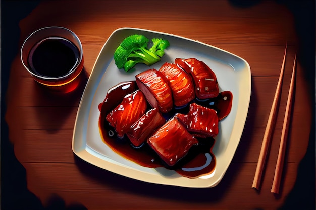 Chinese Char Siu Food