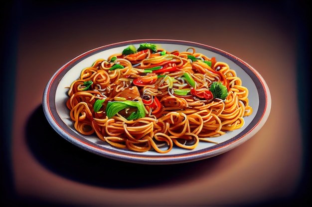 Chinese Chow Mein delicious cooked healthy Food
