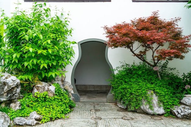 Chinese classical garden wall