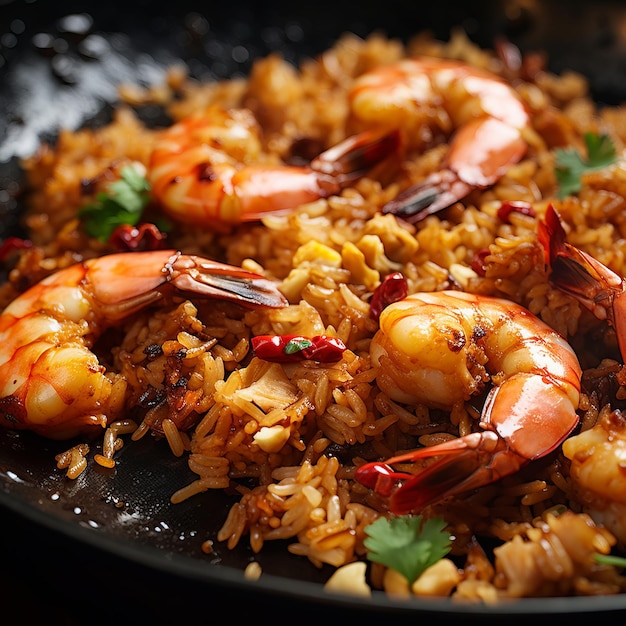 Chinese Culinary Heritage Seafood Prawn Pasta