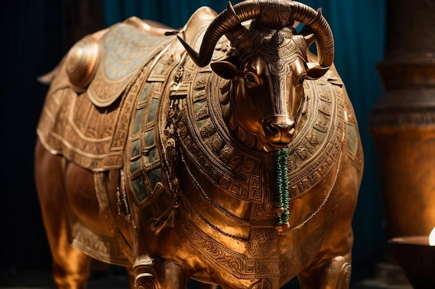 Chinese cultuurpatroon hemel goud dier schoonheid schilder blauw metaal leeuw oude Wong Tai Sin Tempel