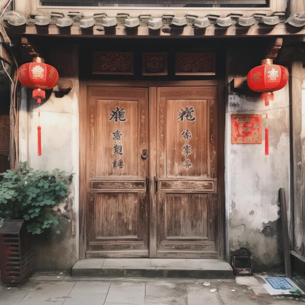 Photo chinese door