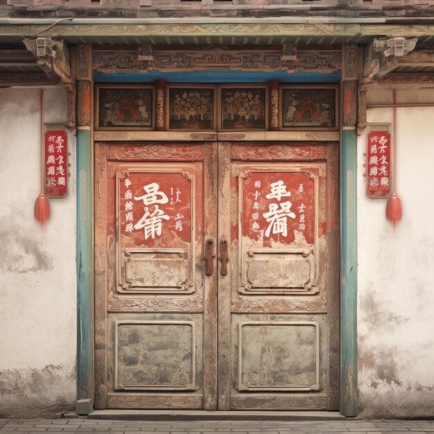 Photo chinese door