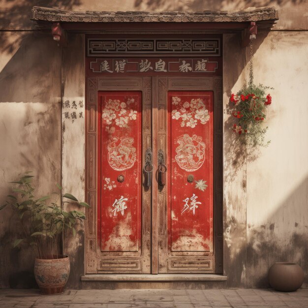 Photo chinese door