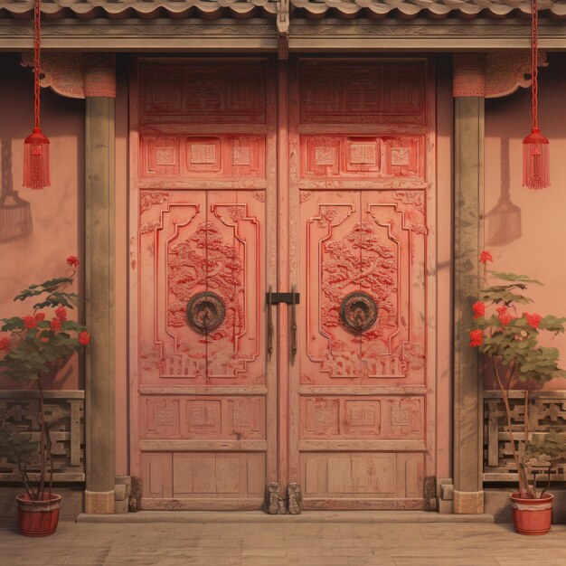 Photo chinese door